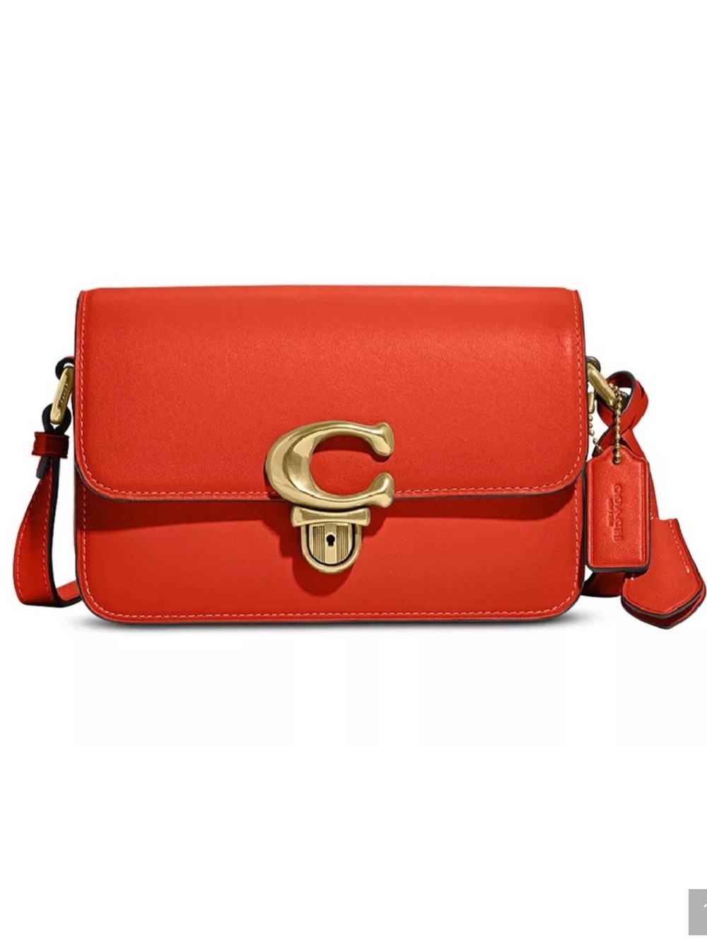 Coach Studio Red Orange Crossbody Bag